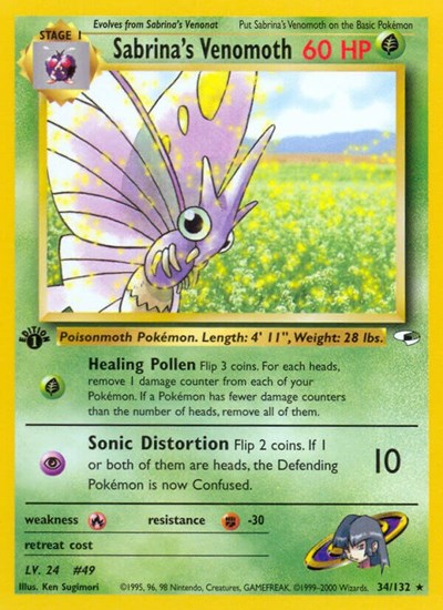 G1: Sabrina's Venomoth (1st Edition)