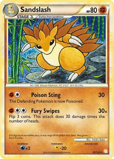 HS: Sandslash (Reverse Holofoil)