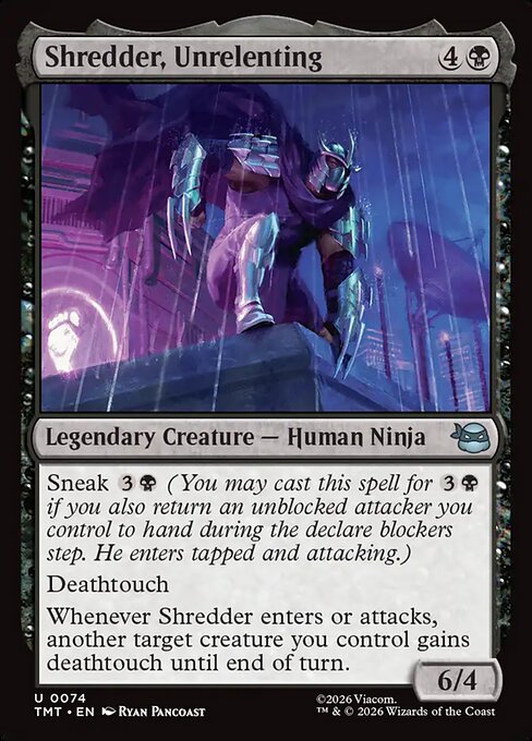 TMT: Shredder, Unrelenting (Foil)
