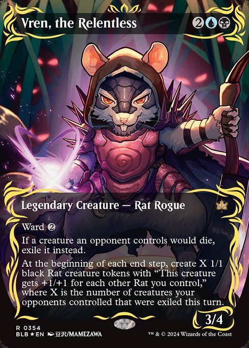 BLB: Vren, the Relentless (Borderless) (Raised Foil)