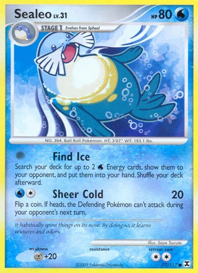RR: Sealeo (Reverse Holofoil)