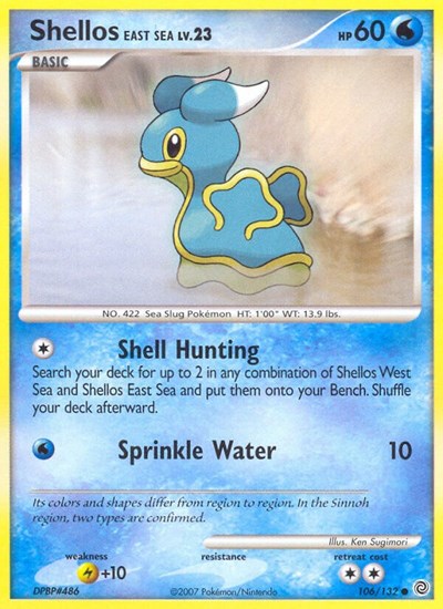 SW: Shellos East Sea (Reverse Holofoil)