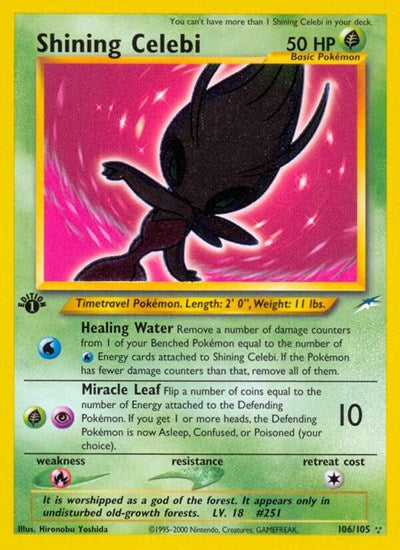 N4: Shining Celebi (1st Edition Holofoil)