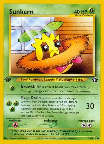 N1: Sunkern (1st Edition)