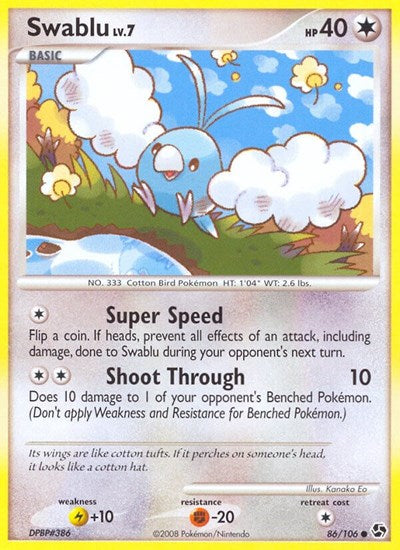 GE: Swablu (Reverse Holofoil)