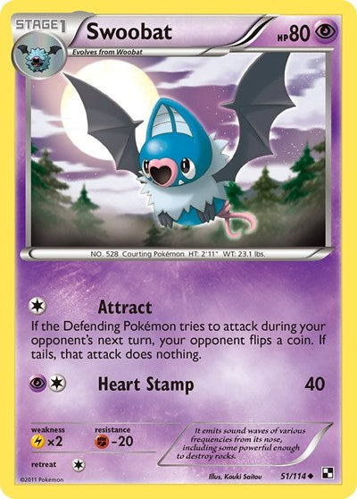 BLW: Swoobat (Reverse Holofoil)