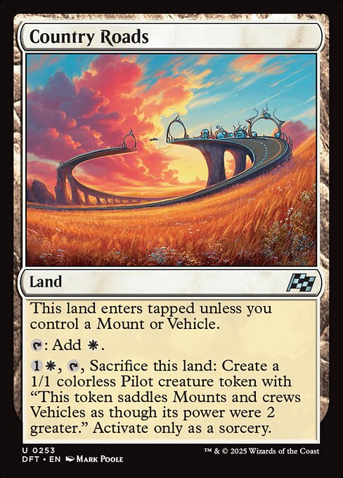 DFT: Country Roads