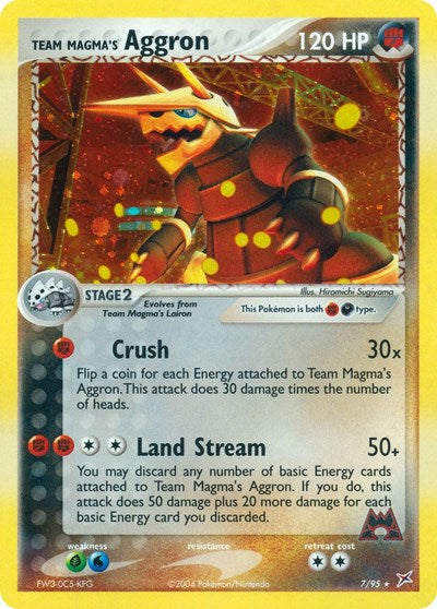 MA: Team Magma's Aggron (Holofoil)