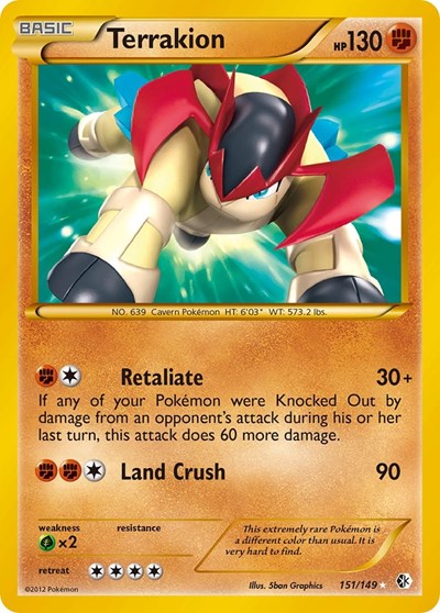BCR: Terrakion (Holofoil)