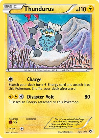 LTR: Thundurus (Reverse Holofoil)