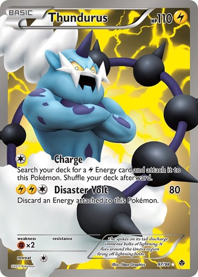 EPO: Thundurus (97 Full Art) (Holofoil)