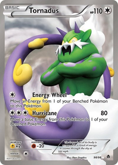EPO: Tornadus (98 Full Art) (Holofoil)