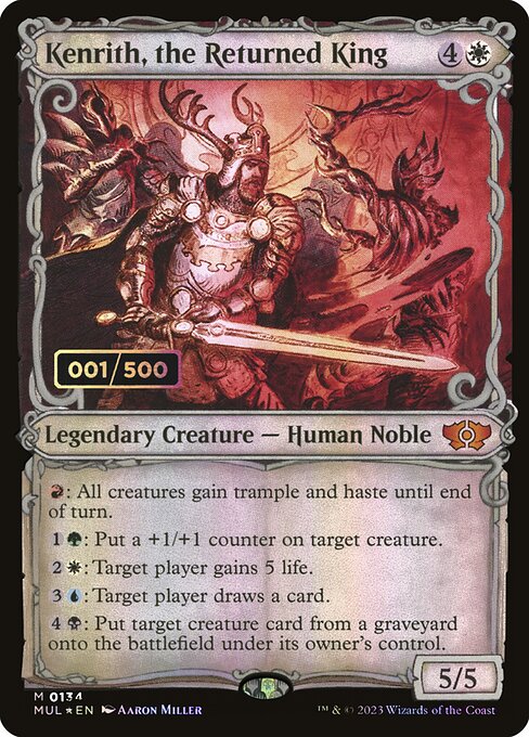 MUL: Kenrith, the Returned King (Serial Numbered) (Foil)