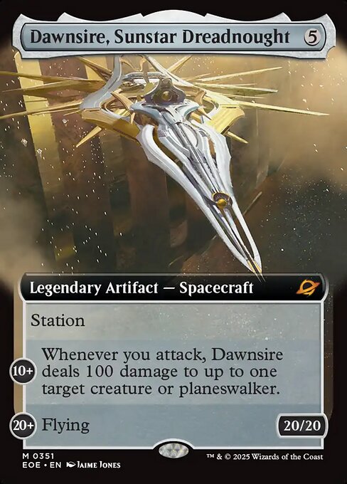 EOE: Dawnsire, Sunstar Dreadnought (Extended Art) (Foil)