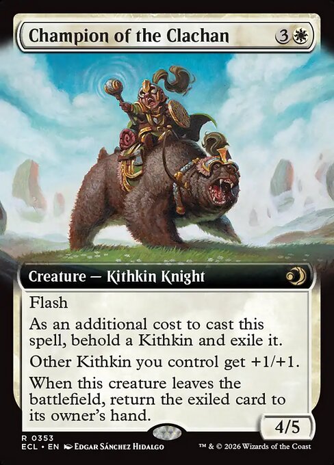 ECL: Champion of the Clachan (Extended Art) (Foil)