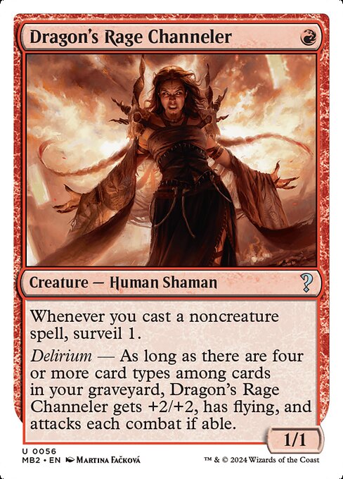 MB2: Dragon's Rage Channeler (White Border)