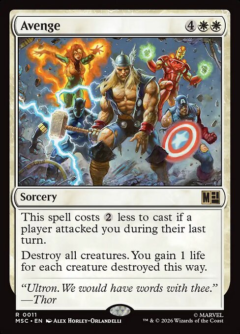 MSC: Avenge