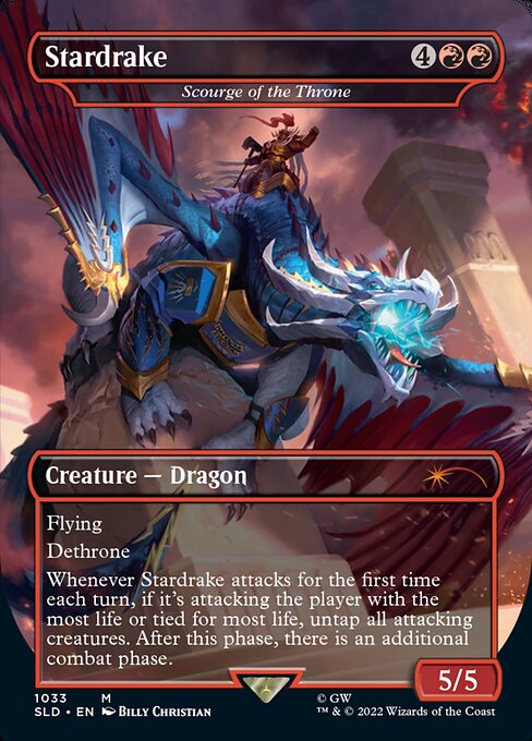 SLD: Stardrake - Scourge of the Throne (Borderless) (Foil)