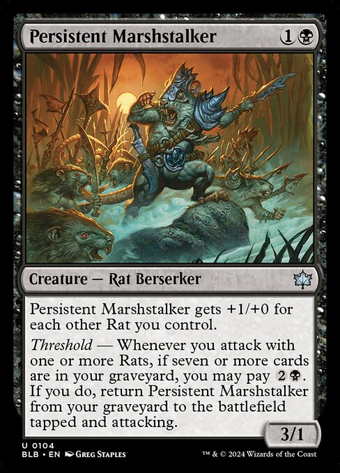 BLB: Persistent Marshstalker (Foil)