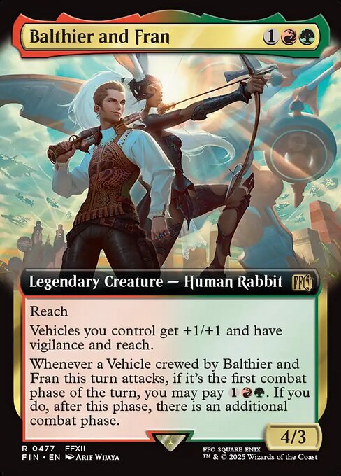 FIN: Balthier and Fran (Extended Art) (Foil)