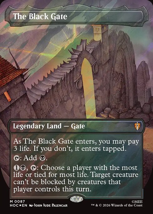 HOC: The Black Gate (Borderless) (Surge Foil)