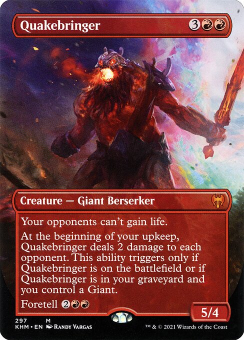 KHM: Quakebringer (Borderless) (Foil)