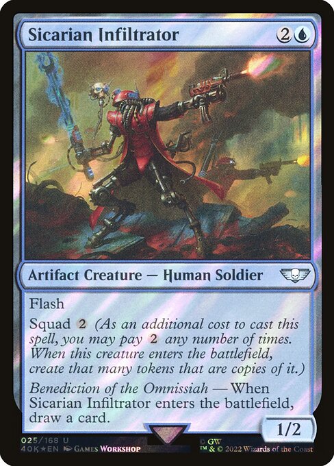 40K: Sicarian Infiltrator (Surge Foil)