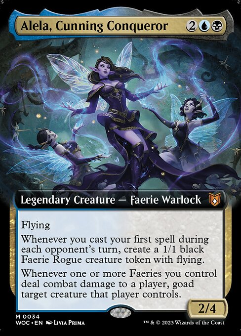 WOC: Alela, Cunning Conqueror (Extended Art) (Foil)