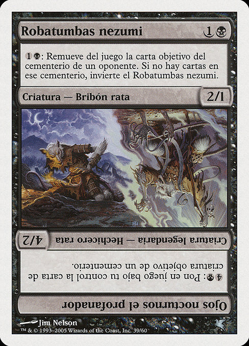 PSAL: Nezumi Graverobber // Nighteyes the Desecrator (Italian) - "Nezumi Profanatombe" (A39)