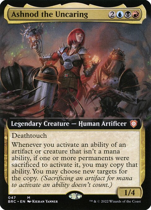 BRC: Ashnod the Uncaring (Extended Art) (Foil)