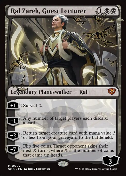 SOS: Ral Zarek, Guest Lecturer (Foil)