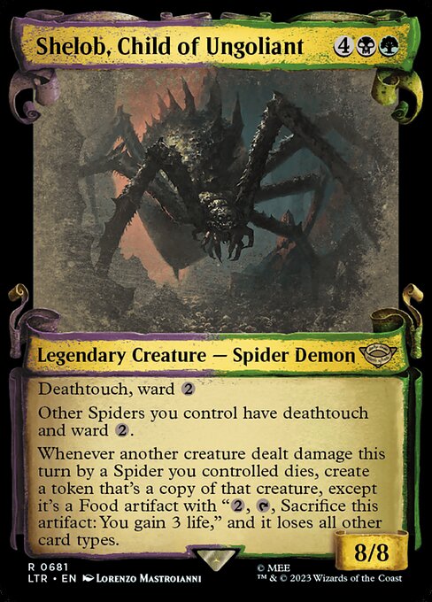 LTR: Shelob, Child of Ungoliant (Showcase Scrolls) (Foil)