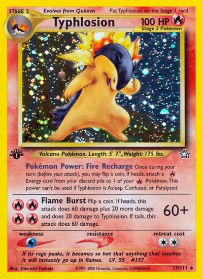 N1: Typhlosion (17) (1st Edition Holofoil)