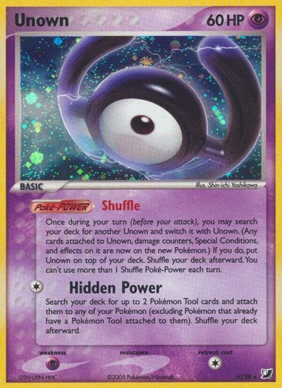 UF: Unown (H) (Holofoil)