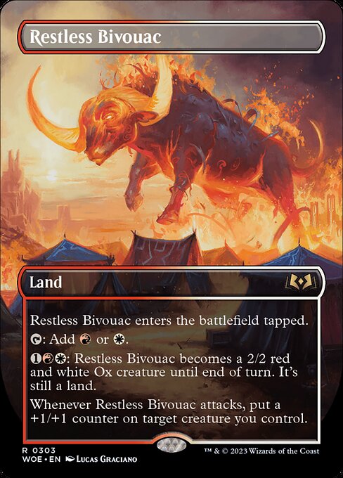 WOE: Restless Bivouac (Borderless) (Foil)
