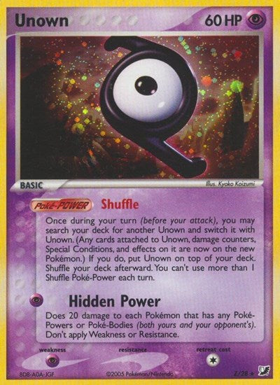 UF: Unown (Z) (Holofoil)