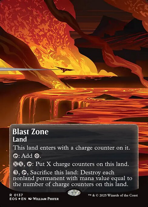 EOS: Blast Zone (0137) (Borderless) (Galaxy Foil)