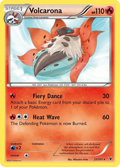 NVI: Volcarona (Reverse Holofoil)