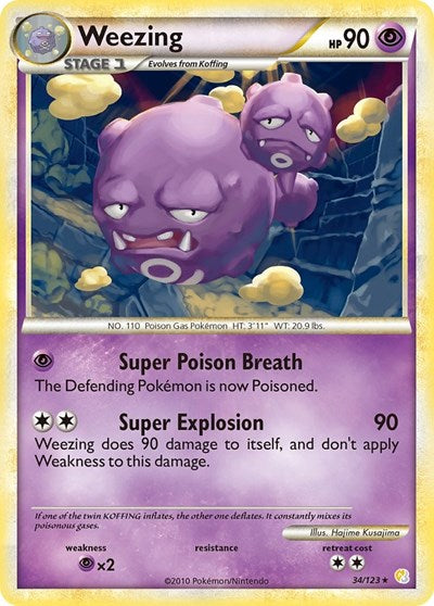 HS: Weezing (Reverse Holofoil)