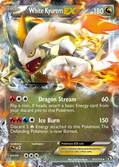 LTR: White Kyurem EX (Holofoil)