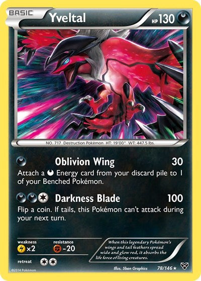 XY: Yveltal (Reverse Holofoil)