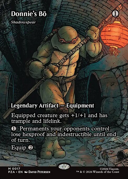 PZA: Donnie's Bo - Shadowspear (Borderless) (Foil)