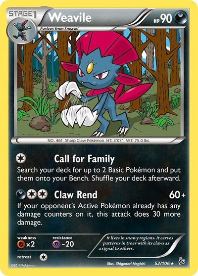 FLF: Weavile (Reverse Holofoil)