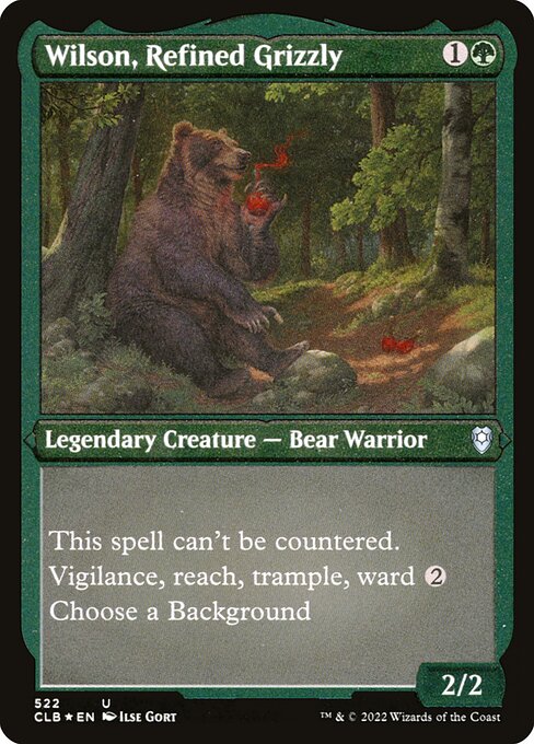 CLB: Wilson, Refined Grizzly (Foil Etched)