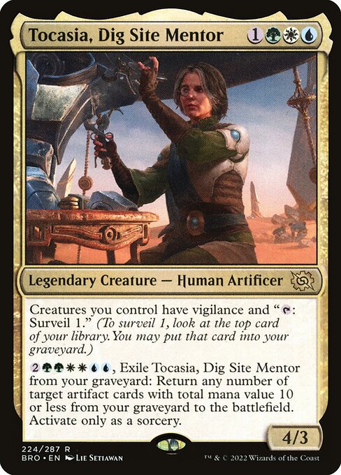 BRO: Tocasia, Dig Site Mentor