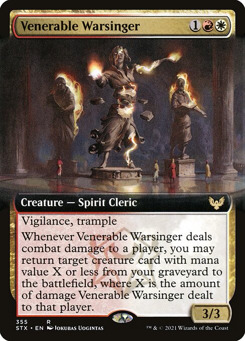 STX: Venerable Warsinger (Extended Art) (Foil)