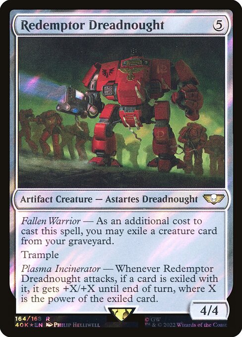 40K: Redemptor Dreadnought (Surge Foil)