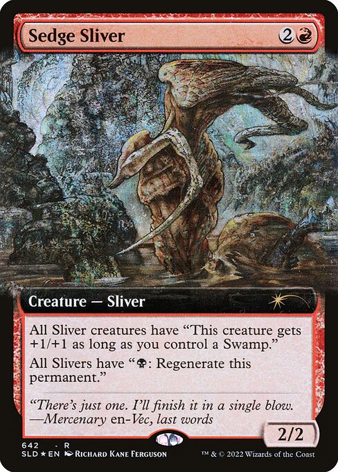 SLD: Sedge Sliver (Extended Art) (Foil)