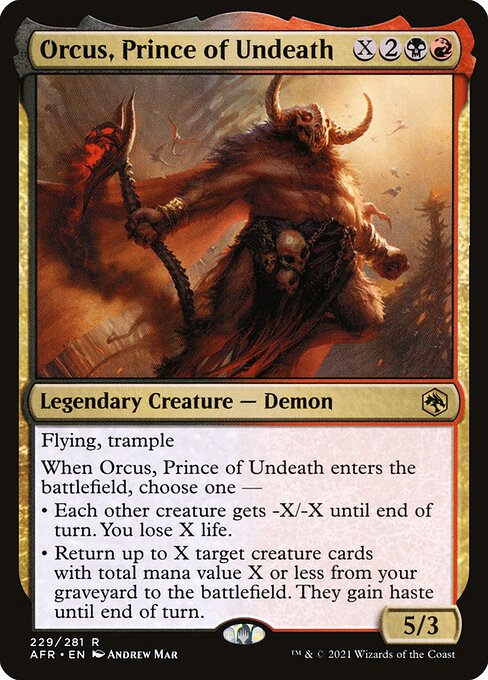 AFR: Orcus, Prince of Undeath