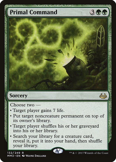 MM3: Primal Command